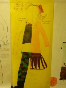 A group's representation of Mary Anne from _The Things They Carried_.