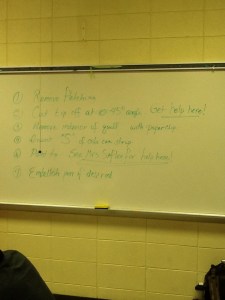 Quill Pen Directions