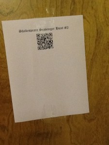 Example QR Code Sheet from our Scavenger Hunt